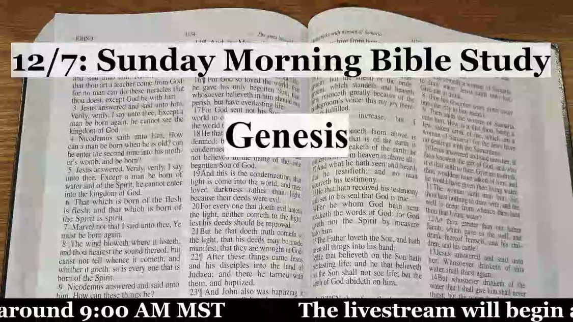 12/7: Genesis part 27 (chapter 10)